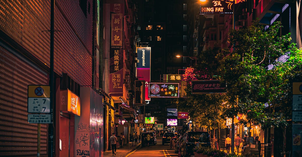 Hong Kong street photography? - Lighted Signage at Night Hong Kong street photography? - Lighted Signage at Night