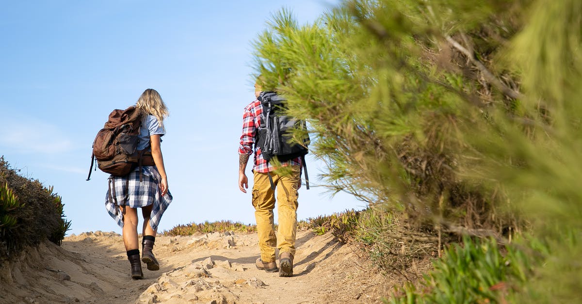 How are Scottish hiking trails marked? - 2 Women Walking on Brown Sand How are Scottish hiking trails marked? - 2 Women Walking on Brown Sand