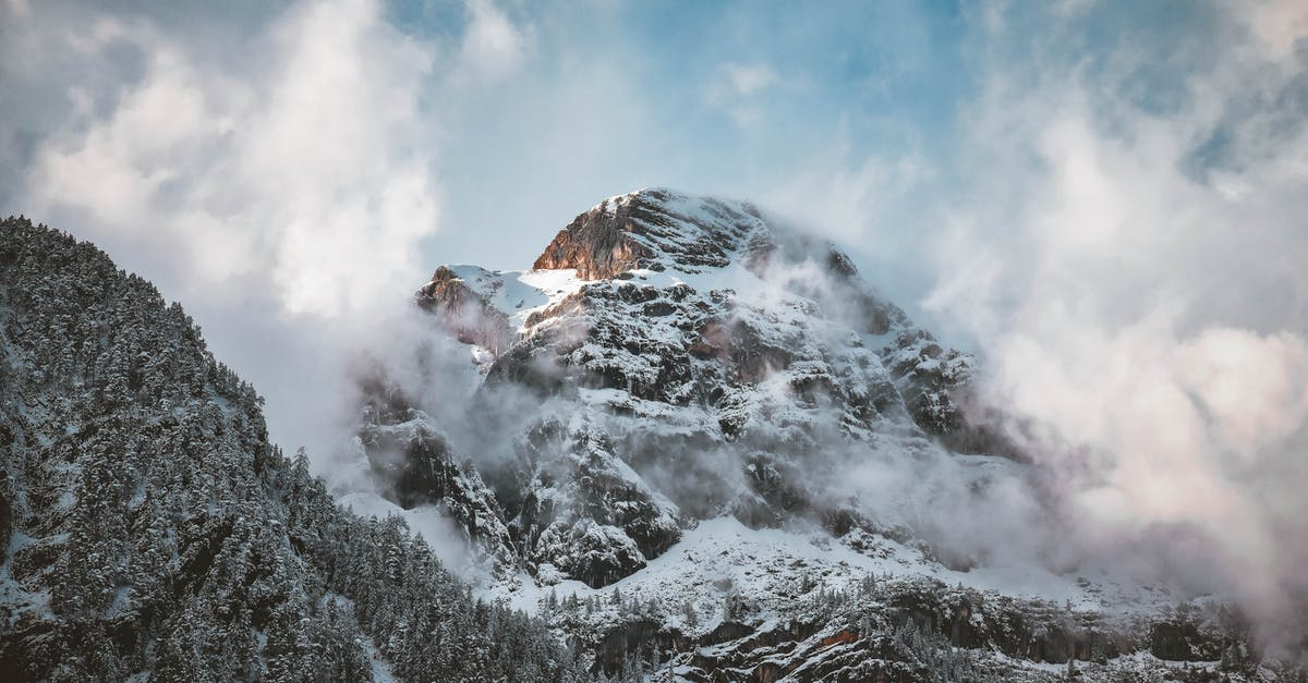 How are the weather and vegetation in Kyoto in November-December? [duplicate] - Snow-covered Mountain Peak