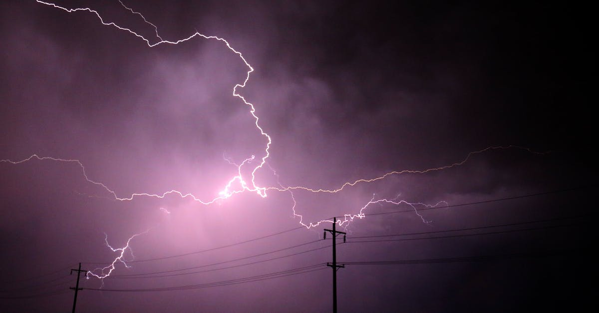 How can I charge my UK electric toothbrush in the USA? - Lightning Strike during Nighttime How can I charge my UK electric toothbrush in the USA? - Lightning Strike during Nighttime