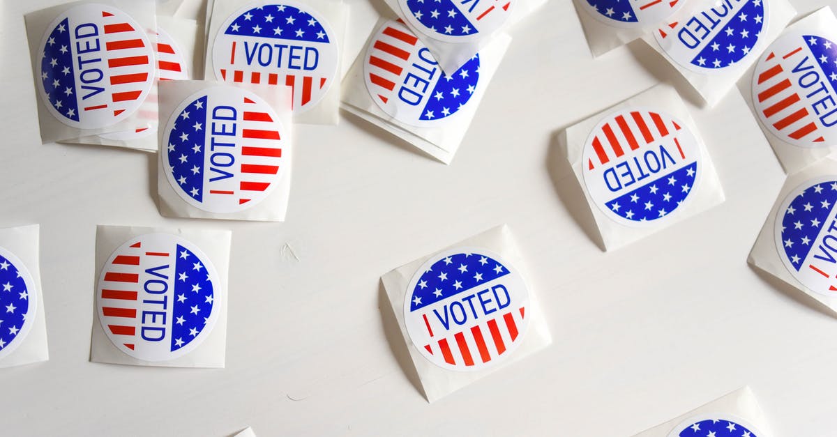 How can I find cheap international airfares from Chicago? [duplicate] - Stickers with I voted inscription and flag of USA