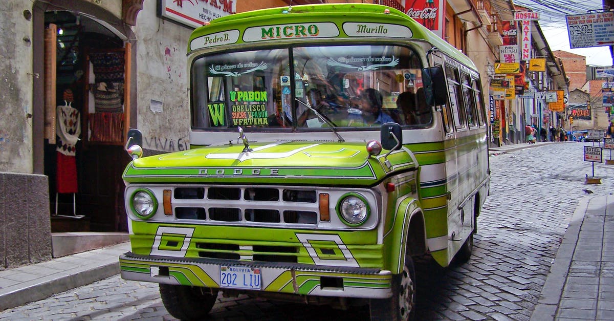 How can I find out all the stores in a particular street before going there? - Green and White Volkswagen T-2 Van Parked Beside Brown Concrete Building