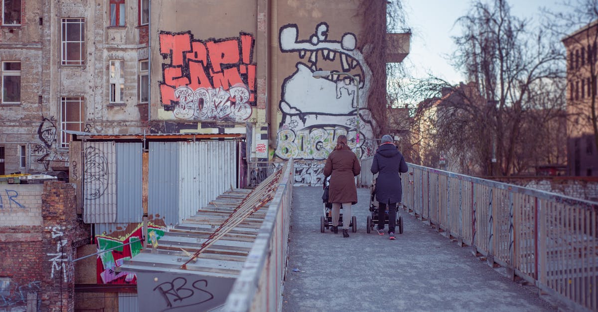 How can I see the Berlin Wall? - Two People Walking on Bridge How can I see the Berlin Wall? - Two People Walking on Bridge