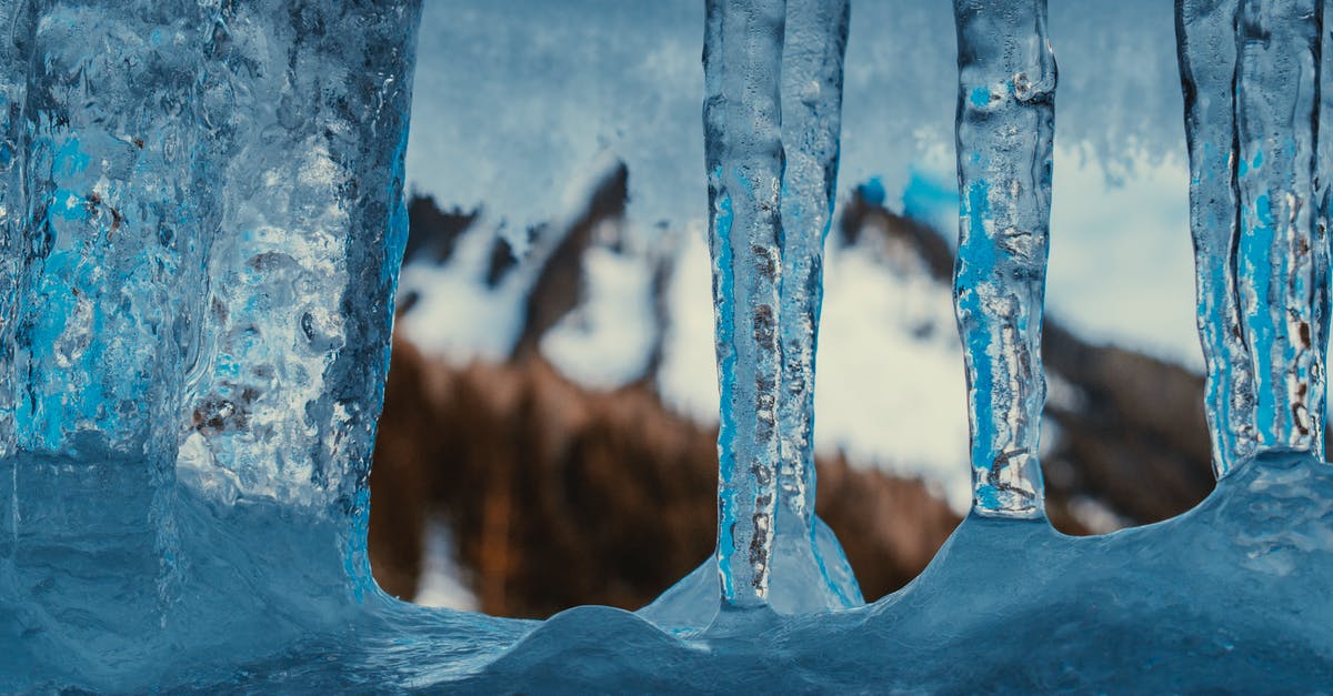 How can I travel to ICE or DHS headquarters? [closed] - Close-up Photography of Ice