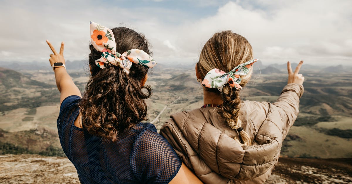 How can I view the shortest distance between two islands? [closed] - Unrecognizable women standing on rough terrain