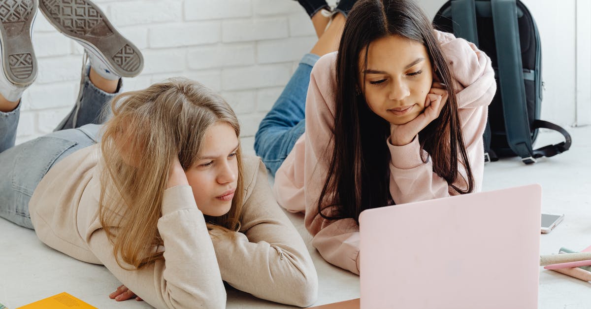How can I visit resort-like high schools, without looking creepy? - Girls Using a Pink Laptop How can I visit resort-like high schools, without looking creepy? - Girls Using a Pink Laptop
