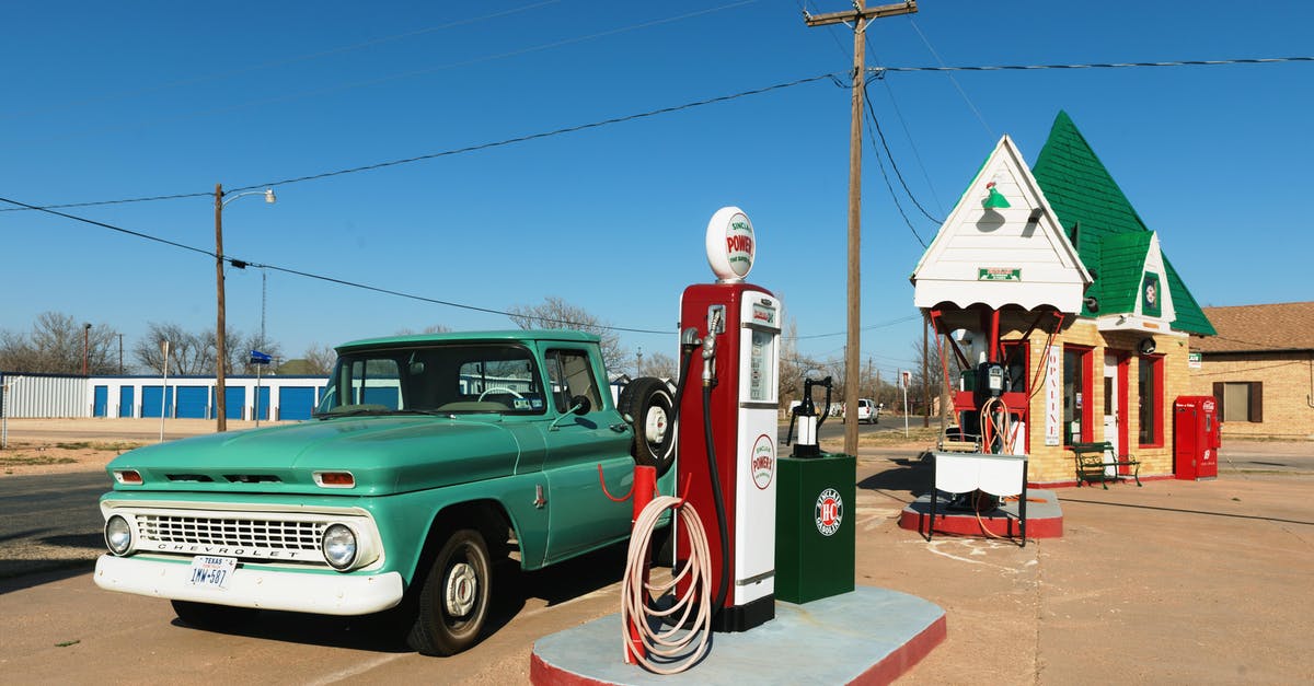 How common are petrol stations in SE Europe/Balkans? - Green Single-cab Pickup Truck Beside a Gas Pump Station How common are petrol stations in SE Europe/Balkans? - Green Single-cab Pickup Truck Beside a Gas Pump Station