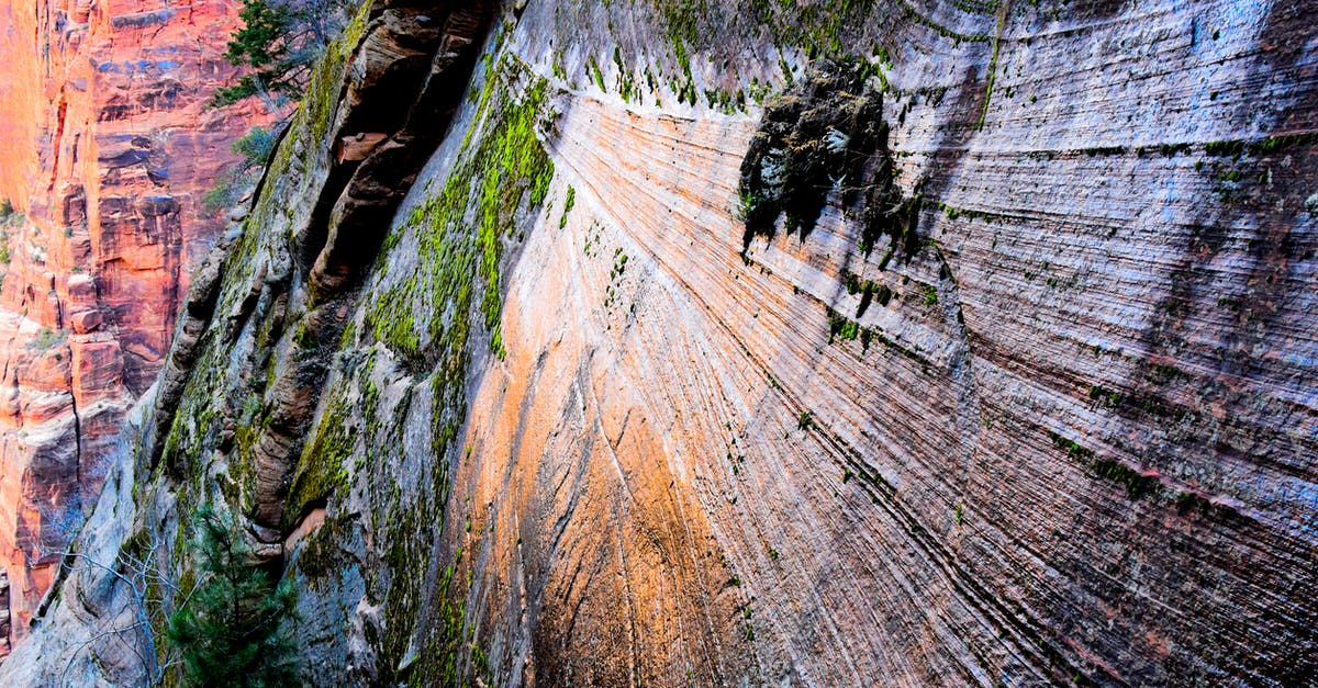 How dangerous is the Jiankou section of The Great Wall of China? - Magnificent steep rock face grown with green moss with rough canyon wall in background How dangerous is the Jiankou section of The Great Wall of China? - Magnificent steep rock face grown with green moss with rough canyon wall in background