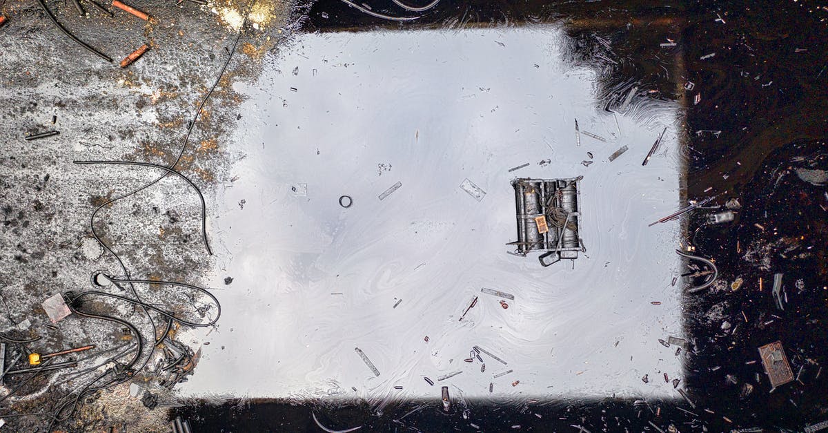 How do oil prices impact flight prices? - Top view of black reflecting dirty river contaminated with oil products and litter How do oil prices impact flight prices? - Top view of black reflecting dirty river contaminated with oil products and litter