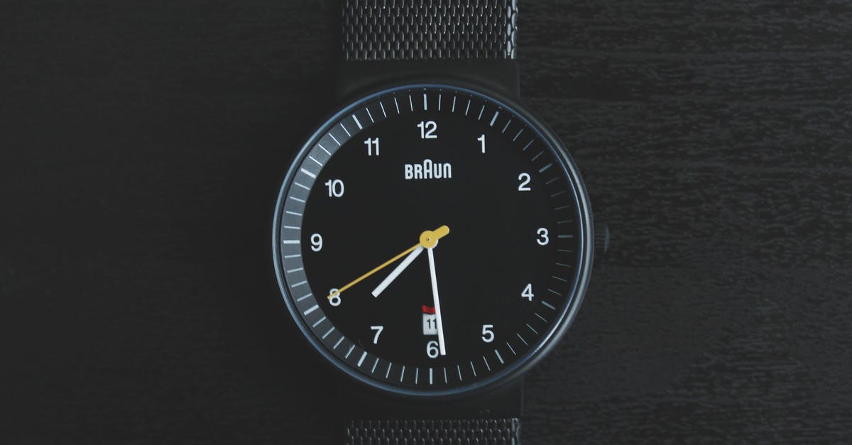 How does Daylight Saving Time work in Paraguay? - Round Black Braun Analog Watch Displaying 7:29 Time
