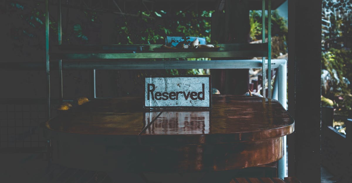 How does overbooking work with reserved seats? - White Reserved Sign on Brown Wooden Table How does overbooking work with reserved seats? - White Reserved Sign on Brown Wooden Table