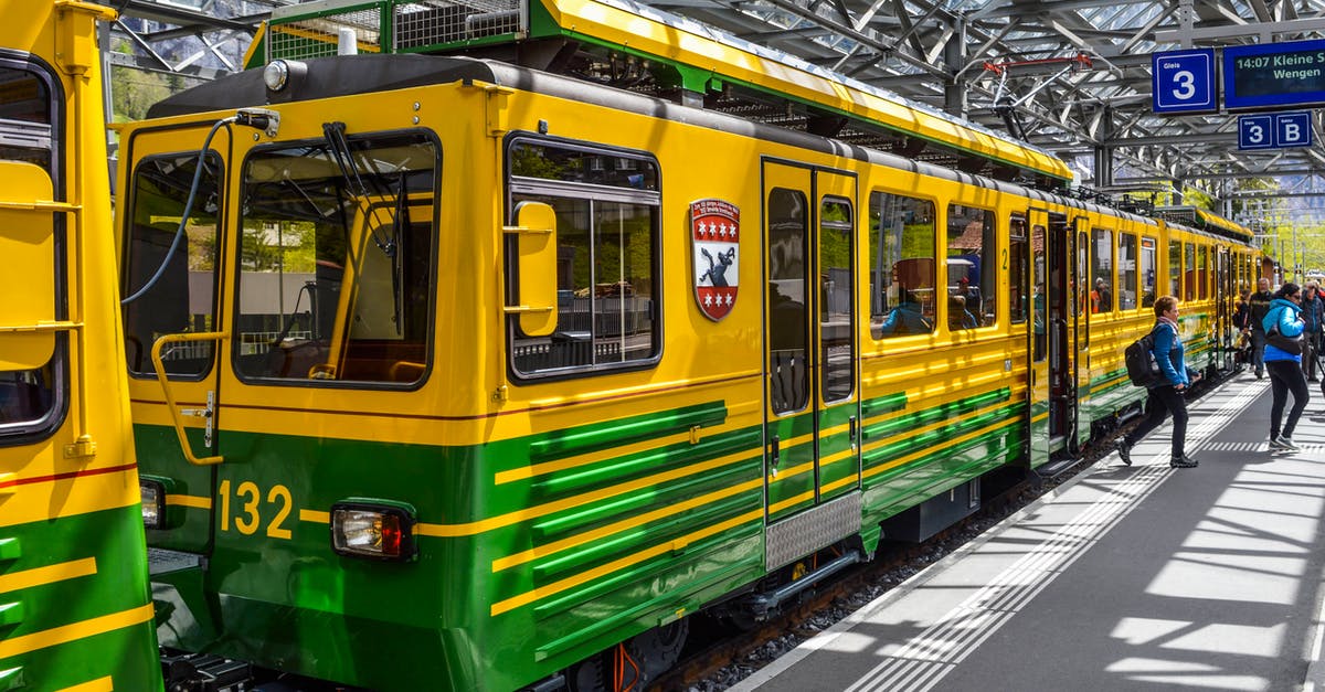 How early do I need to arrive at Most na Soči for a space on the car train - Anonymous tourists strolling on railway platform near bright train How early do I need to arrive at Most na Soči for a space on the car train - Anonymous tourists strolling on railway platform near bright train