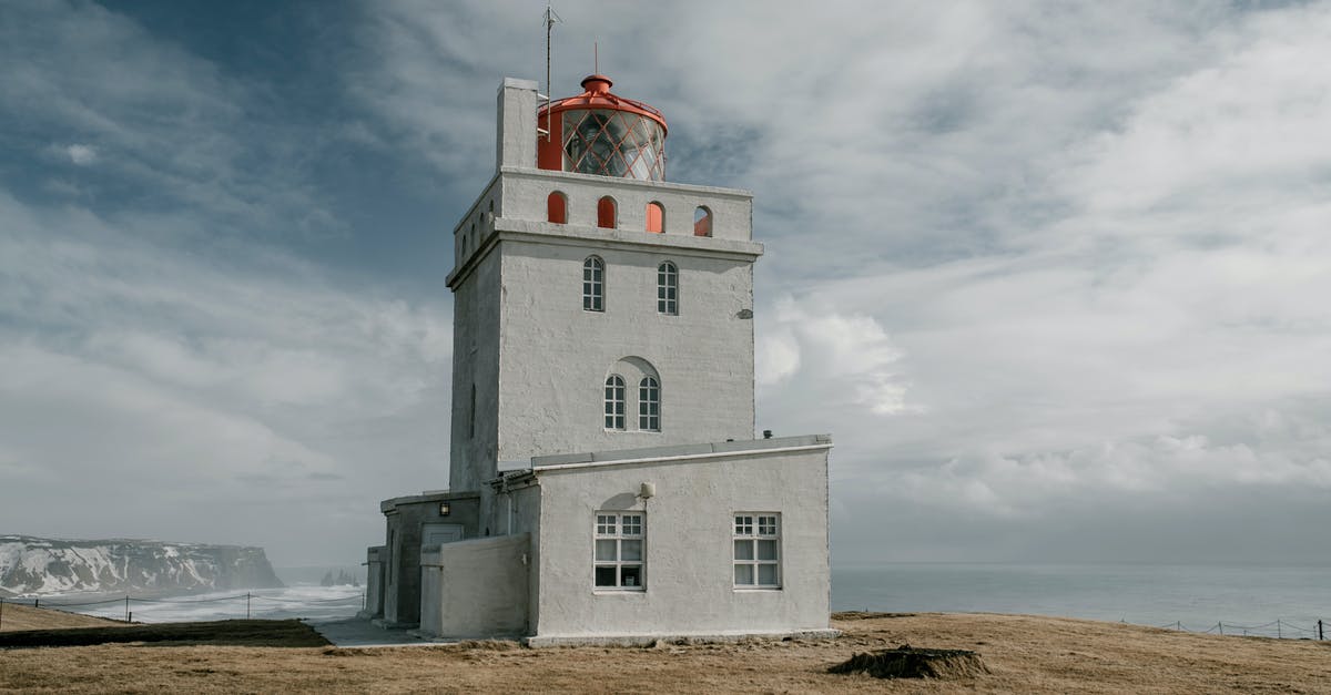 How easy is it for an English only speaker to navigate Iceland [duplicate] - White lighthouse tower in front of waving sea against cloudy sky
