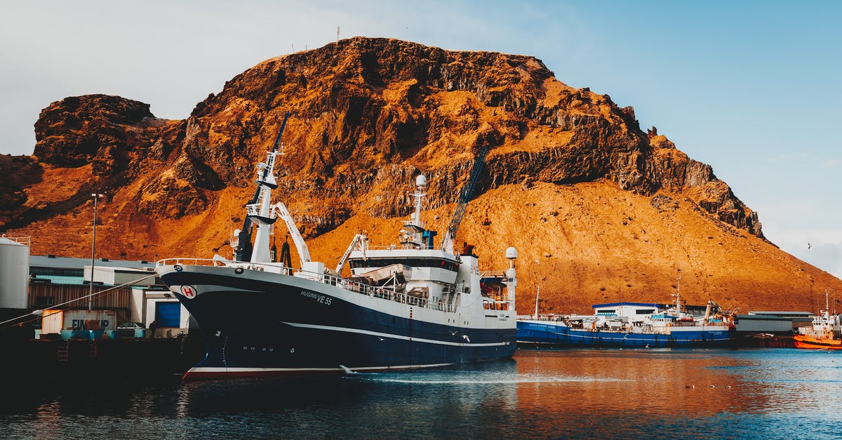 How easy is it for an English only speaker to navigate Iceland [duplicate] - Vessels on seashore in port on sunny day
