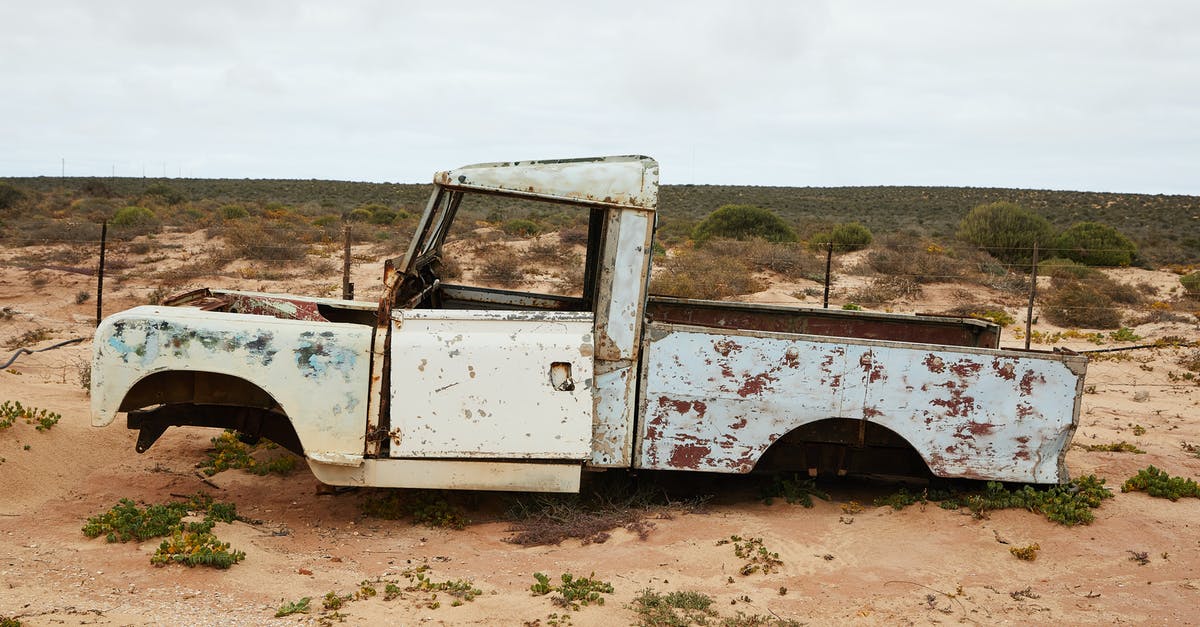 How easy to take the car in Schengen Area - Rusty abandoned car near fence in desert How easy to take the car in Schengen Area - Rusty abandoned car near fence in desert