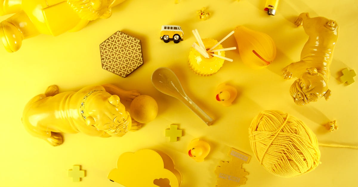 How many small fluid items are allowed in hand-luggage in European flight? - Different yellow decorations on yellow surface
