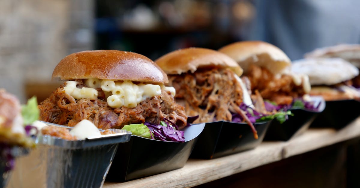 How much hassle is it to bring food into the US? - Close-Up Photo Of Burgers 