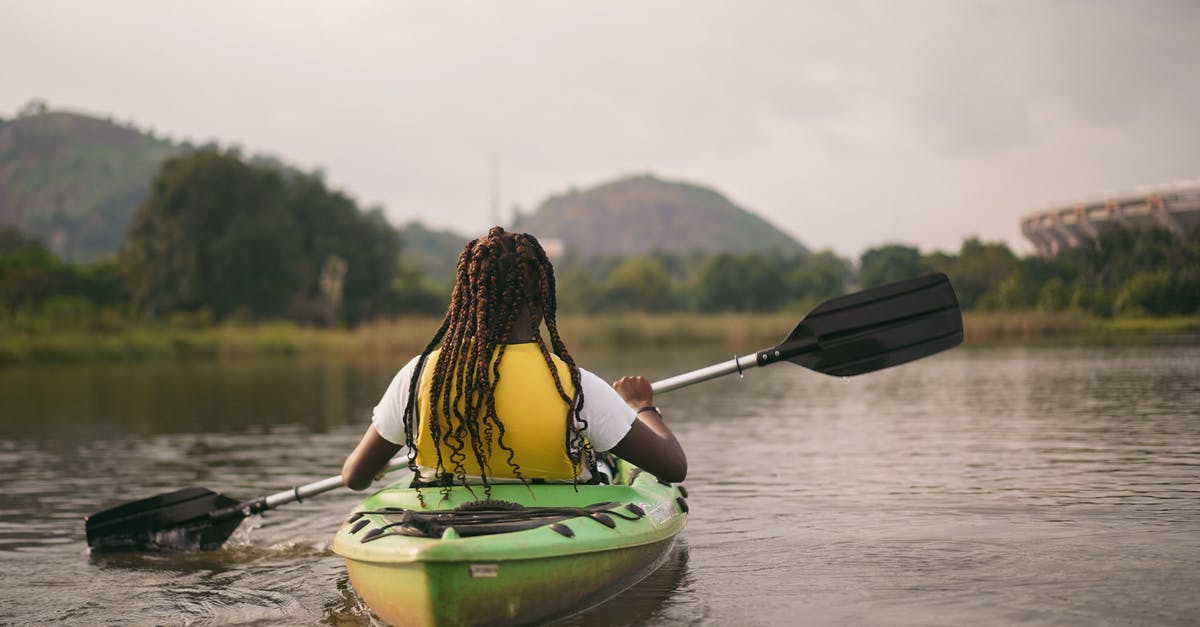 How much of the original 'Lunatic Express' rail system in Africa is still active? - Woman in Yellow and Black Bikini Top Sitting on Green Kayak on River How much of the original 'Lunatic Express' rail system in Africa is still active? - Woman in Yellow and Black Bikini Top Sitting on Green Kayak on River