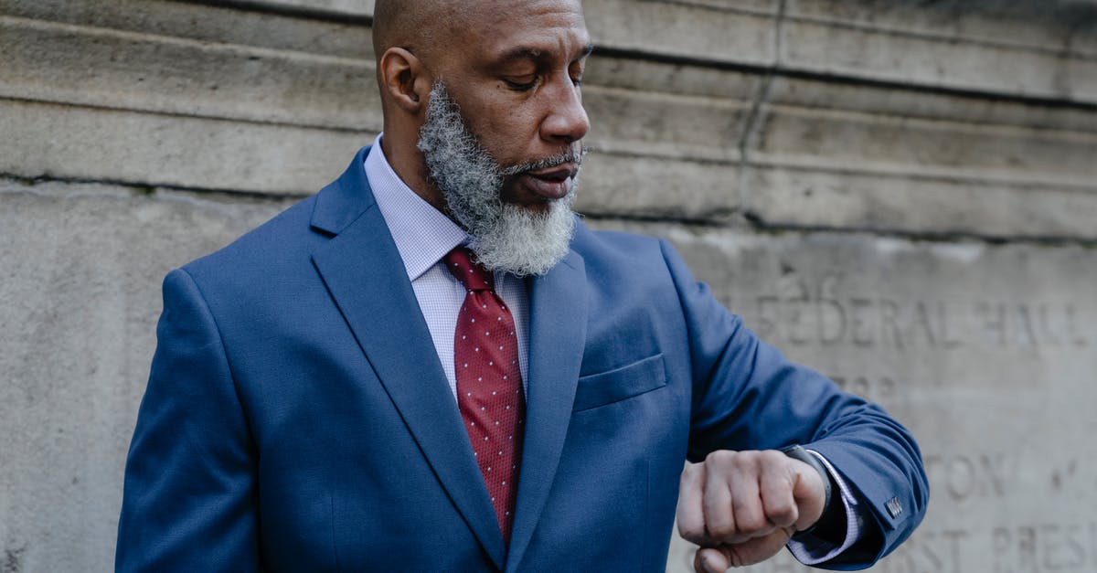 How much time is needed in FRA? - Man in Blue Suit Jacket