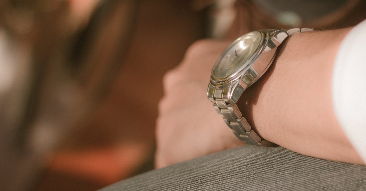 How much time is needed in FRA? - Hand with Wristwatch