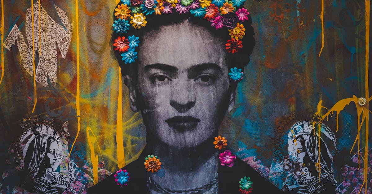 How specific are the requirements for images submitted to create Irish passport cards? - Creative artwork with Frida Kahlo painting decorated with colorful floral headband on graffiti wall How specific are the requirements for images submitted to create Irish passport cards? - Creative artwork with Frida Kahlo painting decorated with colorful floral headband on graffiti wall