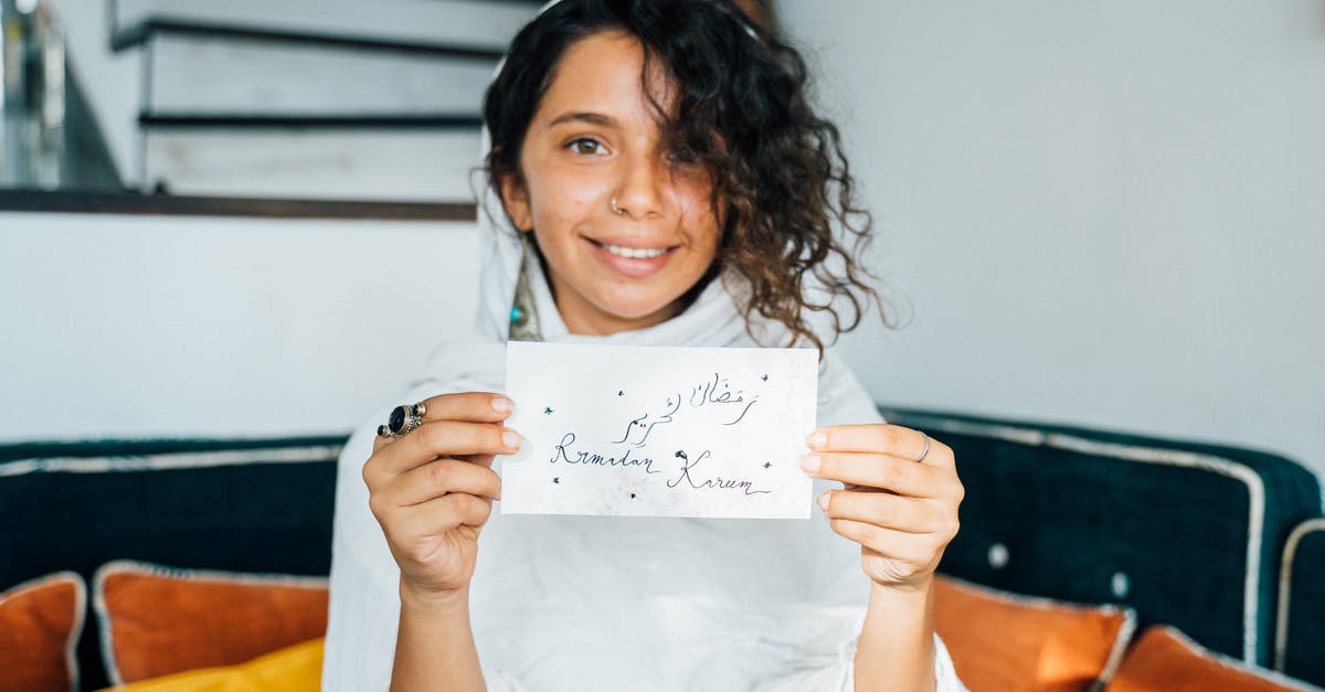 How to calculate when Ramadan finishes? - A Woman Showing a Letter How to calculate when Ramadan finishes? - A Woman Showing a Letter
