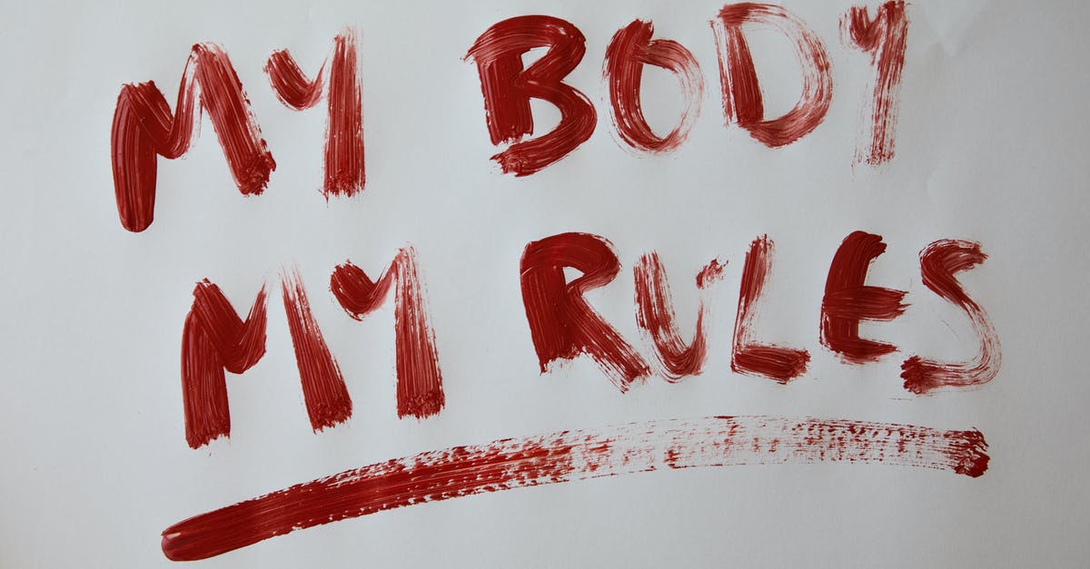 How to change my residence address for NEXUS? - Inscription My body my rules against gray background