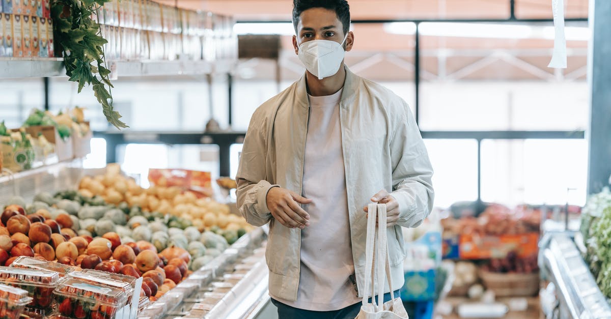 How to decide if now is a good time to buy tickets for trips far in the future because of prices being reduced by COVID-19? [closed] - Customer with eco friendly bag in supermarket