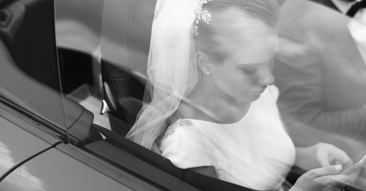 How to decline CDW and LDW when booking a car online? - From above black and white of woman in veil text messaging on cellphone near crop anonymous man in automobile on wedding day How to decline CDW and LDW when booking a car online? - From above black and white of woman in veil text messaging on cellphone near crop anonymous man in automobile on wedding day