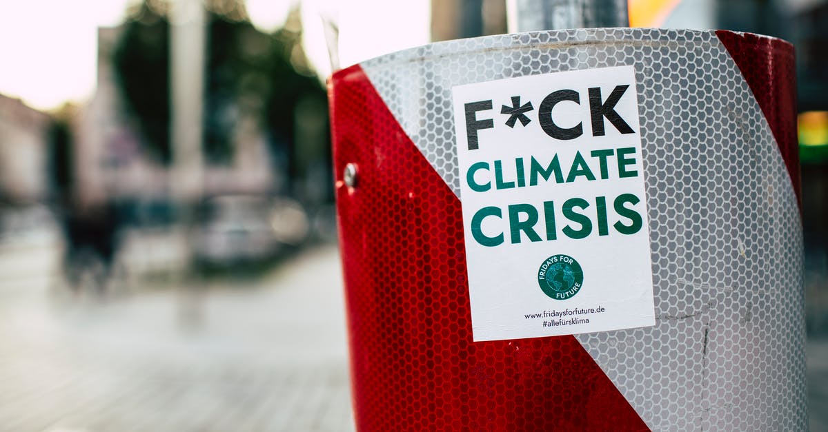 How to get a German Umweltzone sticker while on the road? [duplicate] - Sticker Of Climate Crisis Attached In Metal 