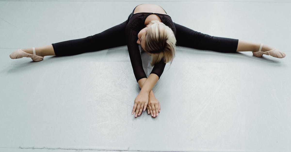 How to get from Split to Stanici? - Flexible woman stretching body on floor How to get from Split to Stanici? - Flexible woman stretching body on floor