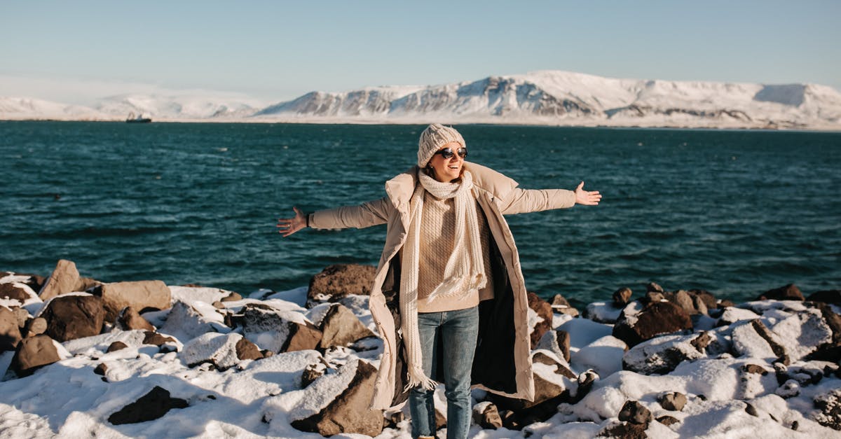 How to get to iceland without flying? - Woman in Gray Hoodie Standing on Rocky Shore How to get to iceland without flying? - Woman in Gray Hoodie Standing on Rocky Shore