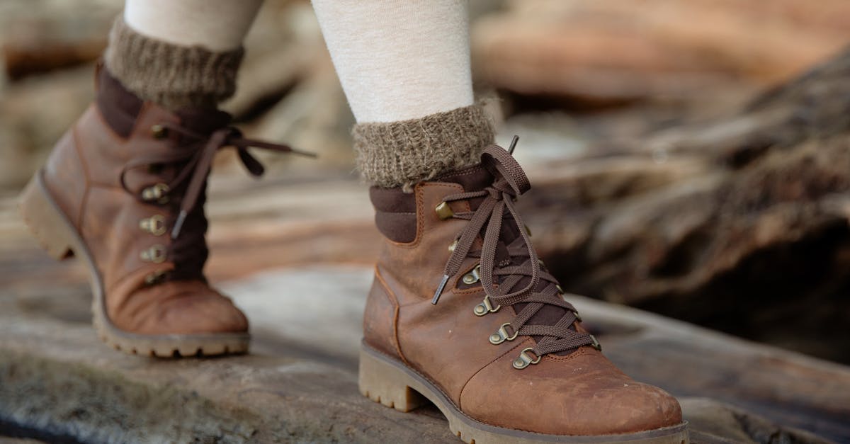How to keep electronics warm in cold countries? - From above female feet in light tights and casual warm autumn boots standing on wooden log against shabby wooden planks How to keep electronics warm in cold countries? - From above female feet in light tights and casual warm autumn boots standing on wooden log against shabby wooden planks