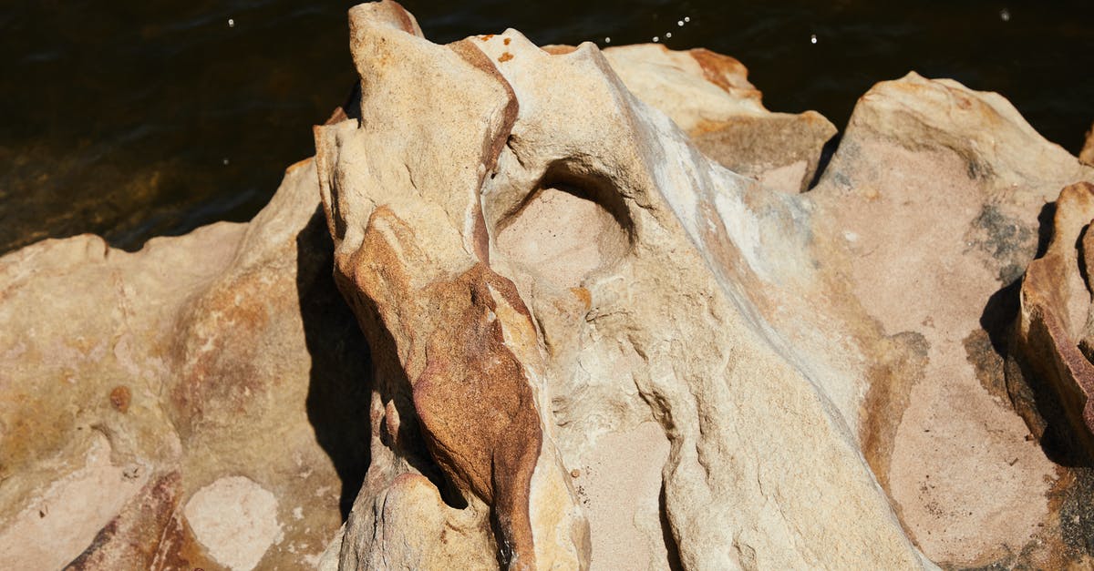 How to manage with an unusually hard bed? - Rough sandstone on river bank How to manage with an unusually hard bed? - Rough sandstone on river bank