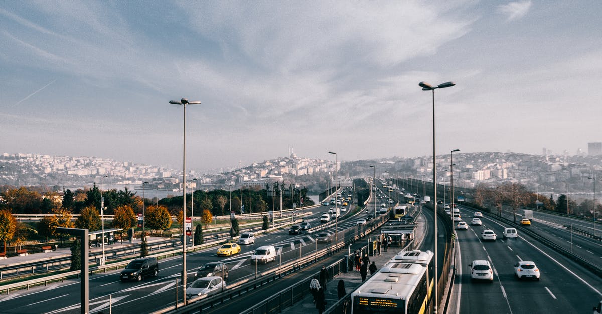 How to obtain multiple entry Schengen visa while in Schengen area - Busy highway near urban modern city