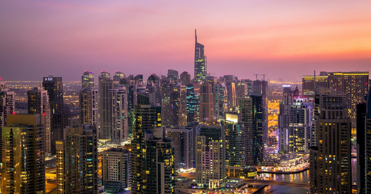 How to renew a US visa for a Dubai expat? - Aerial View of City Lit Up at Night How to renew a US visa for a Dubai expat? - Aerial View of City Lit Up at Night