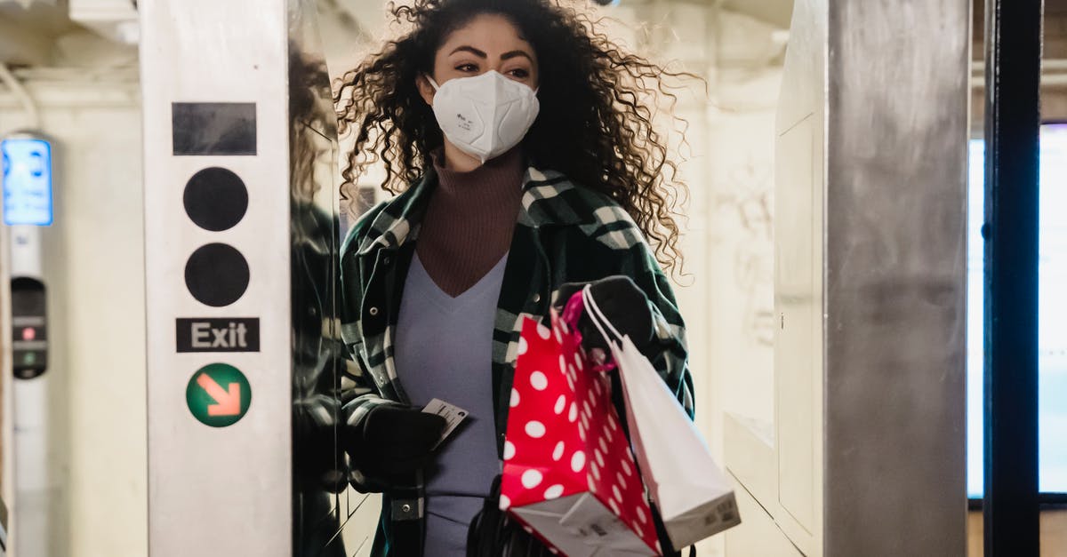 How to secure a roll-top closure bag? - Woman walking through turnstile in subway How to secure a roll-top closure bag? - Woman walking through turnstile in subway