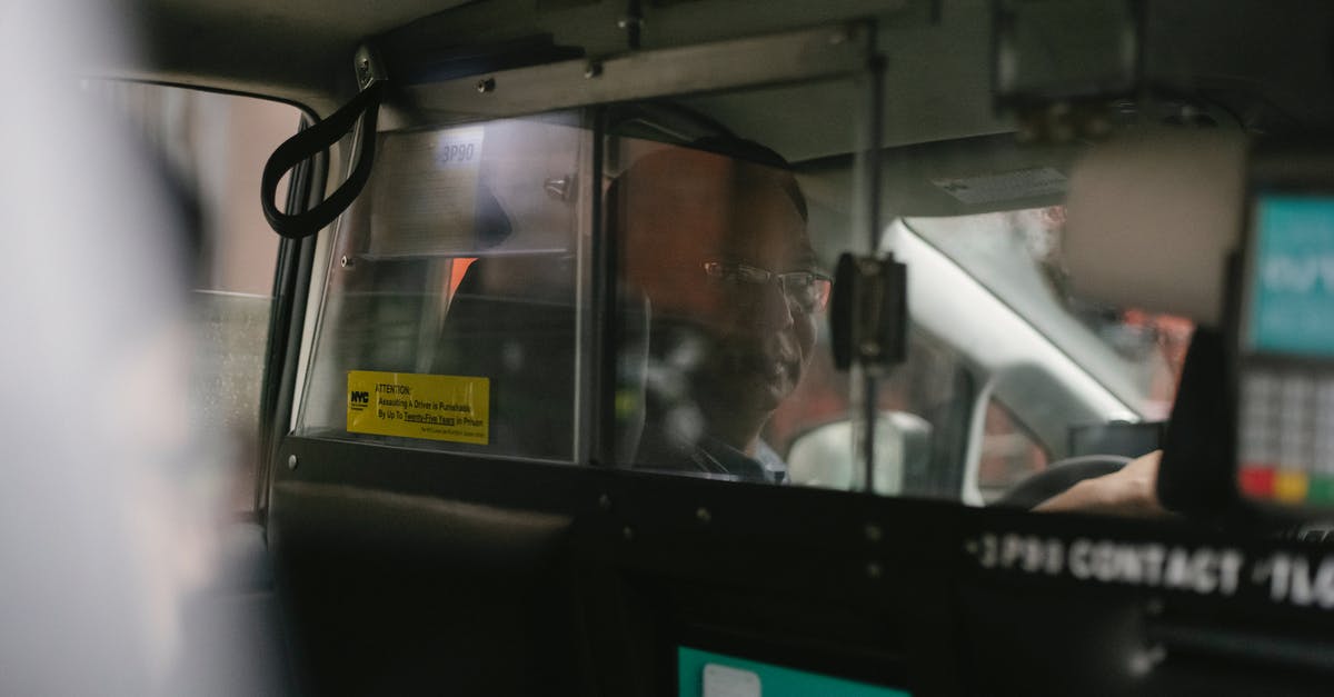 How to transit through Delhi without a visa? - Ethnic driver in taxi with partition How to transit through Delhi without a visa? - Ethnic driver in taxi with partition