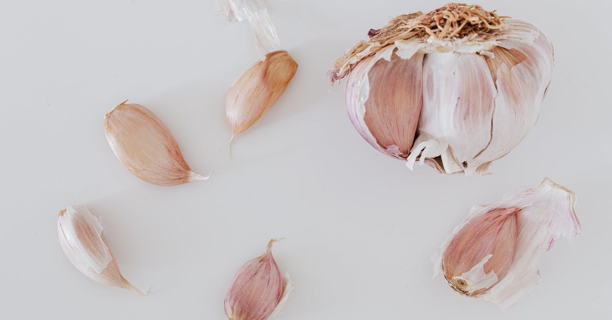 I've arrived in Paris without ID, nobody checked my passport through whole process [duplicate] - Top view of process separation of garlic cloves before cooking placed on gray background