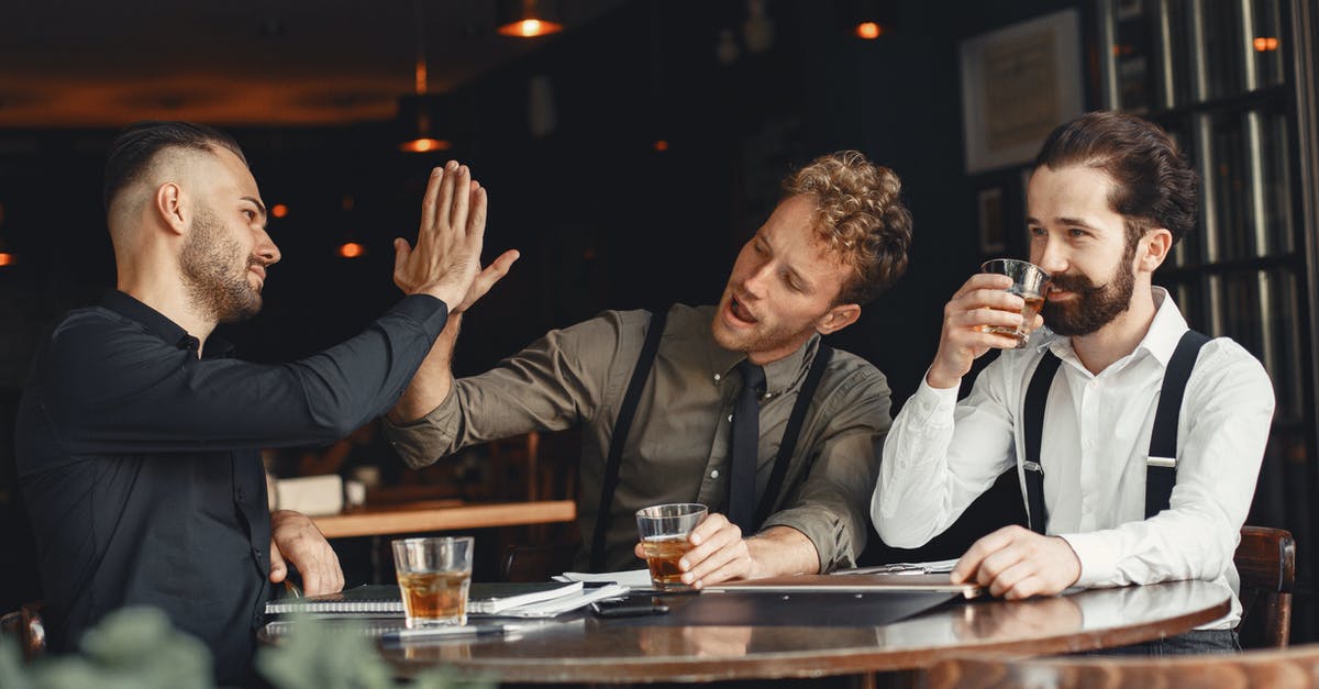 I've three waiting list tickets with status: WL3, WL4, WL5. Will all 3 get confirmed together? - Men Doing High Five While Drinking I've three waiting list tickets with status: WL3, WL4, WL5. Will all 3 get confirmed together? - Men Doing High Five While Drinking
