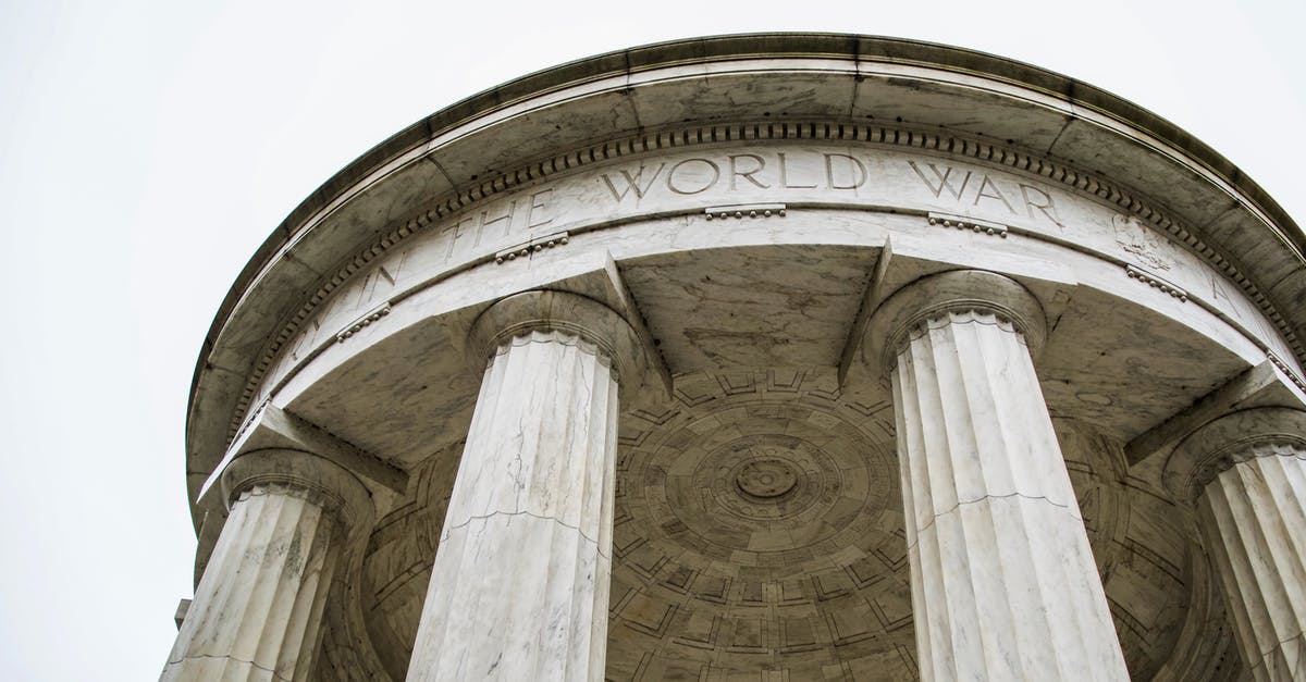 i94 when I have never been to the US - World War I domed memorial with columns against overcast sky i94 when I have never been to the US - World War I domed memorial with columns against overcast sky