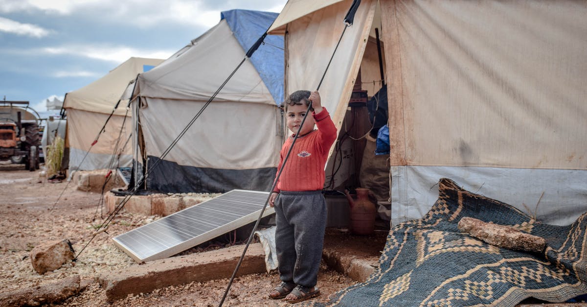 I am interested in visiting a refugee camp. What would be a good place to do so in Europe? [closed] - Full body of cute ethnic little preschool boy in dirty clothes looking at camera in poor village