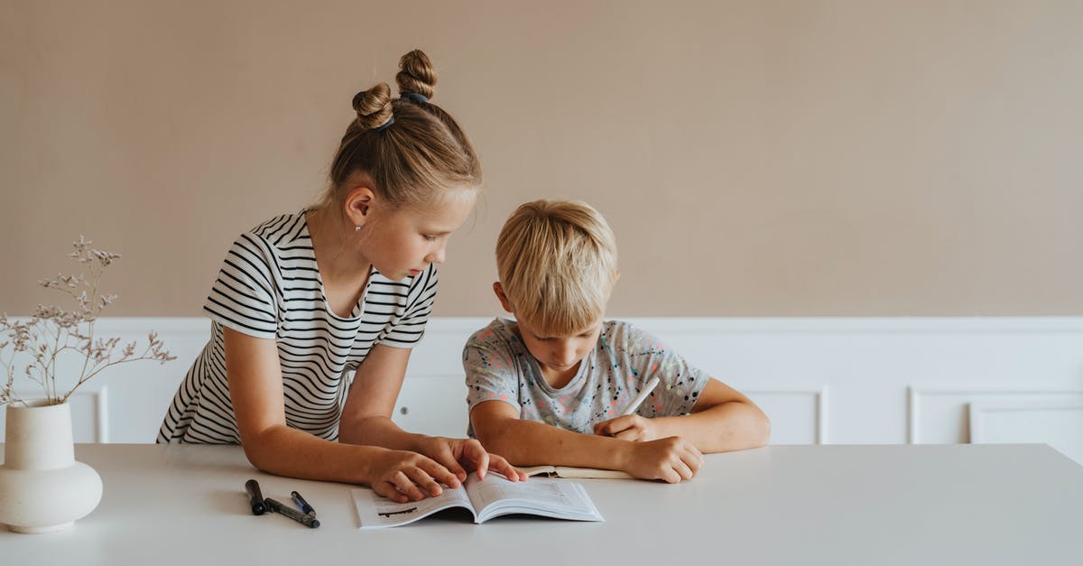I am travelling to Germany to meet my brother who is studying there. What do I need to show as proof of accommodation? - Little Girl Helping her Brother with Homework