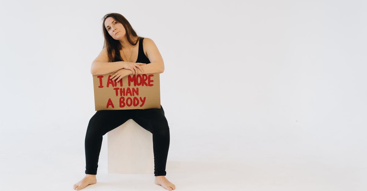 I made a mistake on my ESTA, am I screwed? - A Woman Showing a Placard I made a mistake on my ESTA, am I screwed? - A Woman Showing a Placard