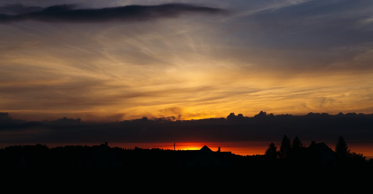 Iceland in late Autumn - Silhouette of Mountain Iceland in late Autumn - Silhouette of Mountain