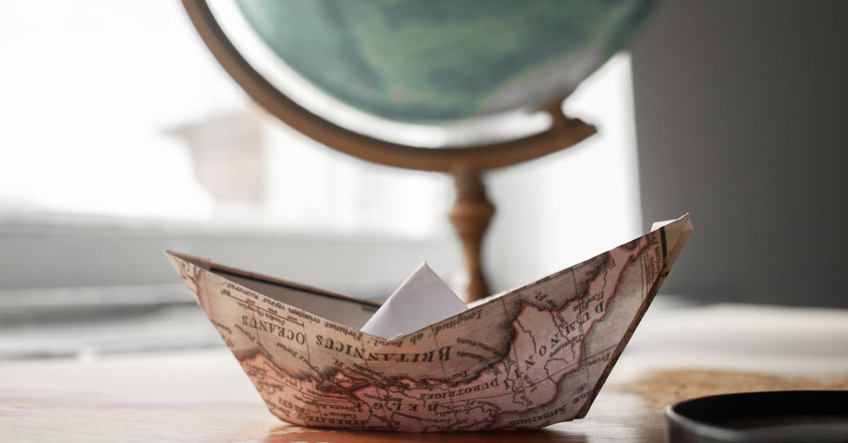 Iceland Information: Travel information and maps - Paper boat near globe in room Iceland Information: Travel information and maps - Paper boat near globe in room