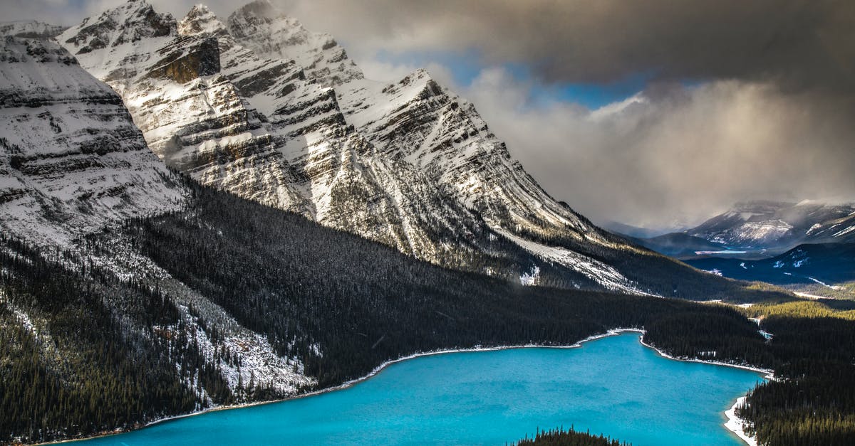 If I leave through Hyder, will Canada know I've left? - Peyto Lake in Banff National Park If I leave through Hyder, will Canada know I've left? - Peyto Lake in Banff National Park