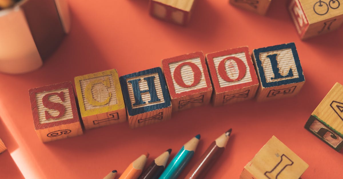 If my son is attending a nursery school, do I need to provide a letter from the school to receive a Schengen visa? - From above of wooden cubes making word school placed near color pencils on red table If my son is attending a nursery school, do I need to provide a letter from the school to receive a Schengen visa? - From above of wooden cubes making word school placed near color pencils on red table