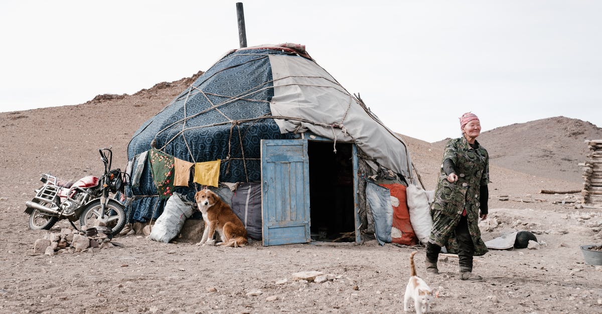 If you are planning to be away for a long trip (possibly a year or longer), do you need to have domestic health insurance with the ACA requirement? - Senior Mongolian woman pointing at cat walking near home ger