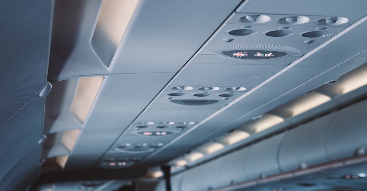 If your flight is inside the USA, will you be asked about your immigration status? - Shallow Focus Photo of Airplane's Air Conditioner Control Panel